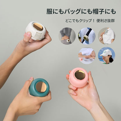 超軽量クリップ式ポータブルミニファン