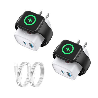 3in1 急速充電 USB-C＆USB-A Apple Watch対応充電器