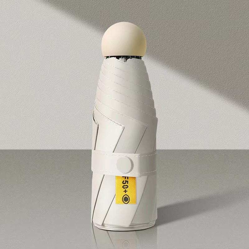ワンタッチ自動開閉・完全遮光UVカット折りたたみ日傘（UPF50+）