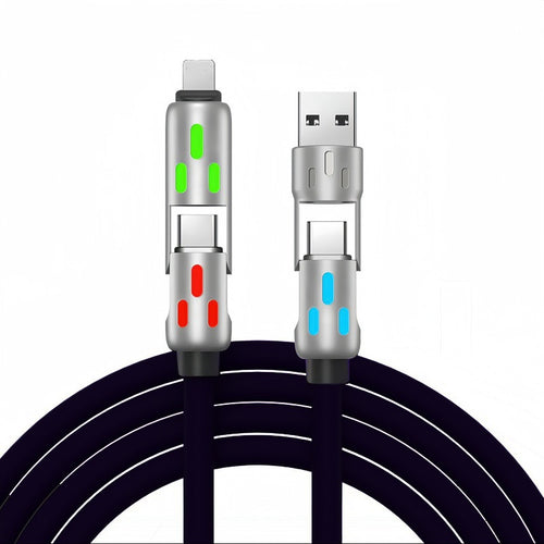 4 in 1 超高速ターボ急速充電ケーブル ⚡