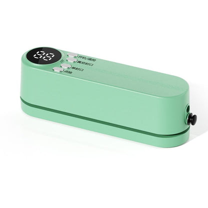 【当日発送】【新春のヒット商品】【80%off】USB おサイフケータイすべて自動ミニシール機械家庭用真空食品袋シール機械のAIRの抽出すると膨張